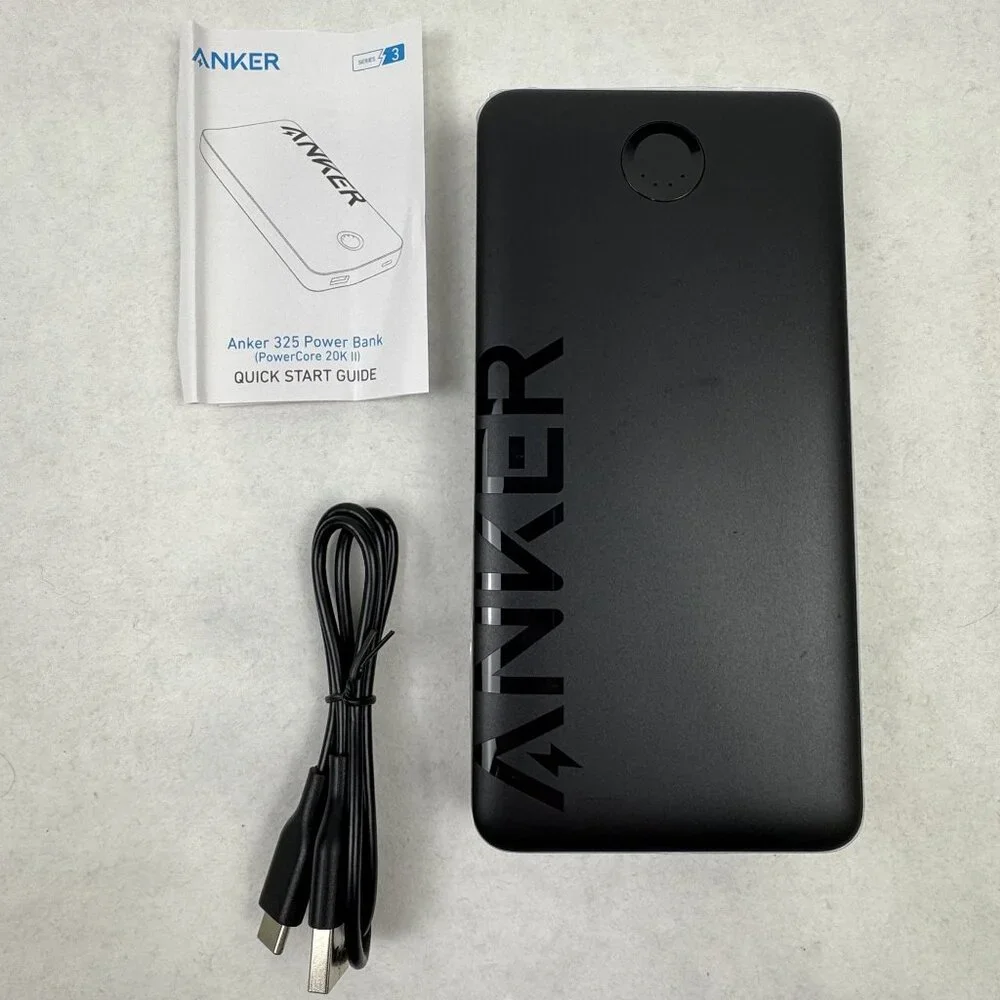 Anker 325 Power Bank Power Core A1286011 20KmAh Portable Charger 2 Port Series 3